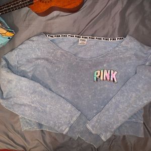 Off the shoulder PINK sweater